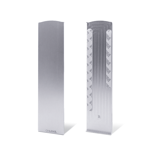 TL-3011 Endcap right half height covercap aluminum mill finish