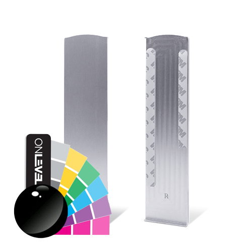 TL-3011 Endcap right half height covercap alum. RAL shiny