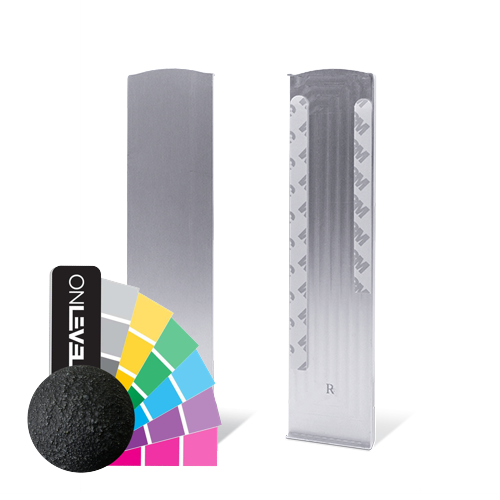 TL-3011 Endcap right half height covercap aluminum RAL struct.