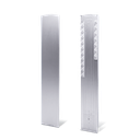 TL-3011 Endcap right half height covercap for stairway aluminum natural anodized