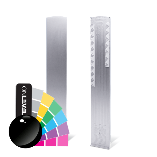 TL-3011 Endcap right half height covercap for stairway alum. RAL shiny