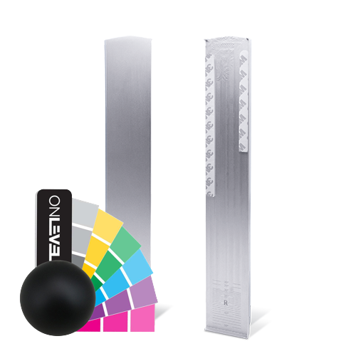 TL-3011 Endcap right half height covercap for stairway aluminum RAL matt