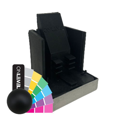 SKYFORCE-Side endcap top plastic, covercap aluminum RAL matt