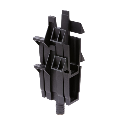 TL-1010 Connector incl. water discharge exit plastic black 
