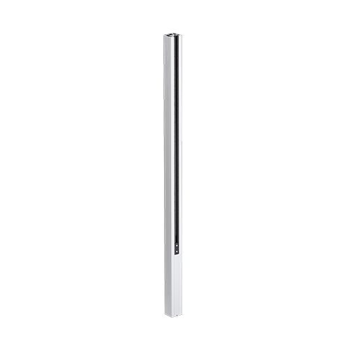 GUARDIAN OF THE UNIVERSE endpost side handrail 58x65mm H=1400mm glass 10.76mm, aluminum mill finish