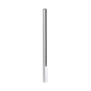 GUARDIAN OF THE UNIVERSE endpost side handrail 58x65mm H=1400mm glass 10.76mm, alum. natural anodized