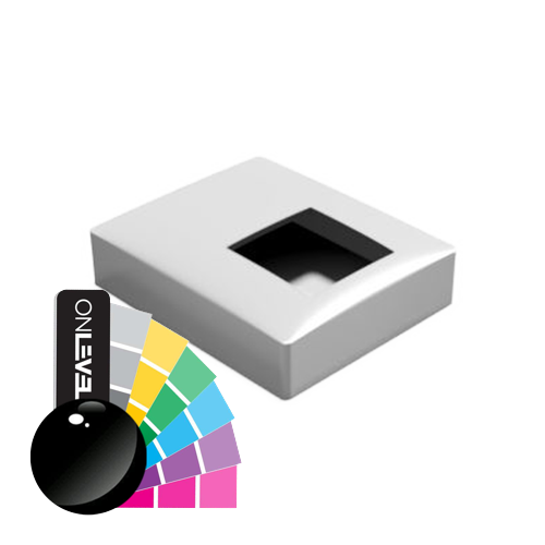 GUARDIAN OF THE UNIVERSE covercap end/mid post 58x58mm, alum. RAL shiny