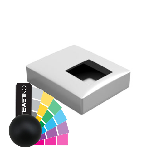 GUARDIAN OF THE UNIVERSE covercap end/mid post 58x58mm, aluminum RAL matt