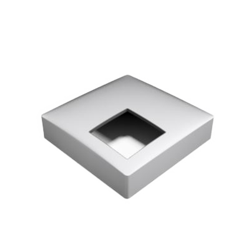 GUARDIAN OF THE UNIVERSE covercap cornerpost 58x58mm, alum. natural anodized