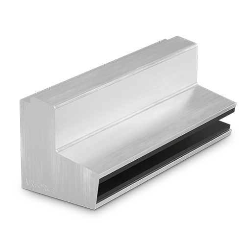 AIRFORCE L=1600mm for glass 17.52/21.52mm, aluminum mill finish