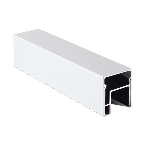 LAZORTRACK 42x48mm L=2500mm alum. natural anodized