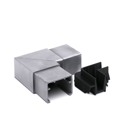LAZORTRACK 90° outside corner 40x30x1mm AISI 316 satined