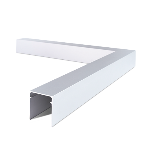 LAZORTRACK outside corner 90° 42x48mm, aluminum mill finish