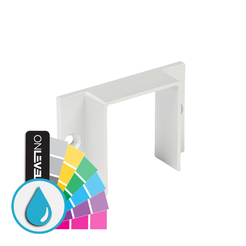 LAZORTRACK wall connector 42x48mm, aluminum ARMOR RAL