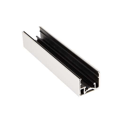 LAZORTRACK wall handrail set 42x34mm L=2.5mtr, aluminum mill finish
