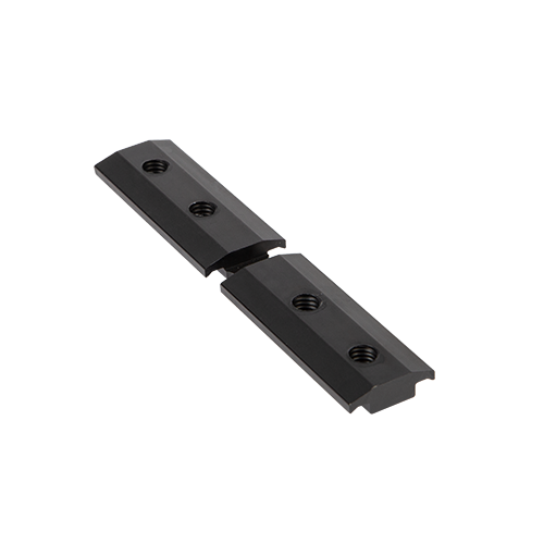 LAZORTRACK/GUARDIAN OF THE UNIVERSE handrail connector variable, aluminum black anodized