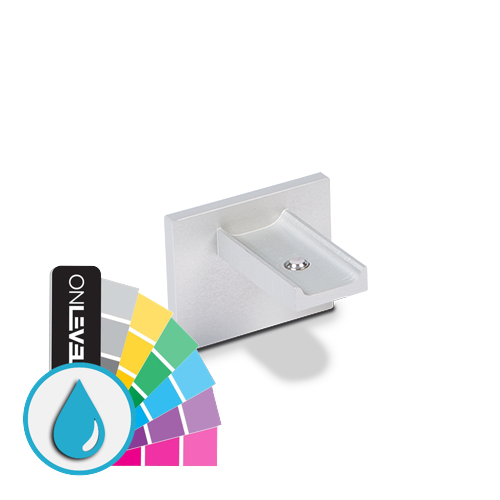 LAZORTRACK wall handrail 42x34mm endcap, aluminum ARMOR RAL