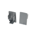 STARTRACK endcap, glass thickness 8mm plastic grey (discontinued product until 30/06/2026 or while stocks last)