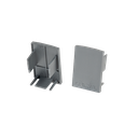 STARTRACK endcap, glass thickness 10mm plastic grey