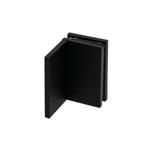 EXCITE connector glass-wall 90°, glass 8/10mm, brass Stealth Black