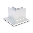 TL-3080 Inside corner 90° aluminum natural anodized