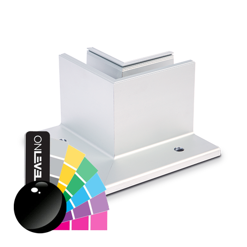 TL-3080 Inside corner 90° alum. RAL shiny