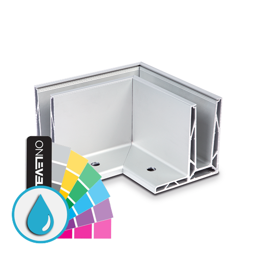 TL-3080 Outside corner 90° aluminum ARMOR RAL