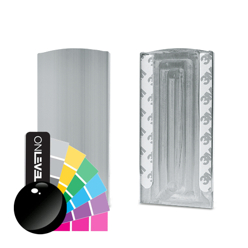 TL-3080 Endcap left alum. RAL shiny