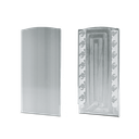 TL-3080 Endcap right aluminum natural anodized