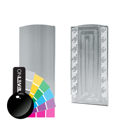 TL-3080 Endcap right alum. RAL shiny