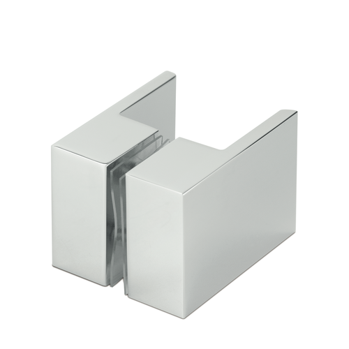 Shower door knob 30x70x35mm, 2-sided, glass 6-12mm brass chrome plated