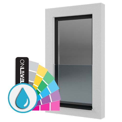 Skyforce-Side Sound Shield set incl. glass rubbers for glass xxxxmm height xxxxmm, aluminum RAL ARMOR