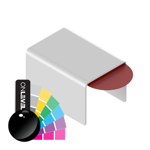 Connection cover U-profile 26x20x2mm, aluminum RAL shiny