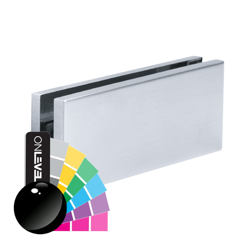 SWINGER self-closing pivot hinge set glass 8-13mm max. door weight 60kg for indoor use, AISI 304 RAL shining