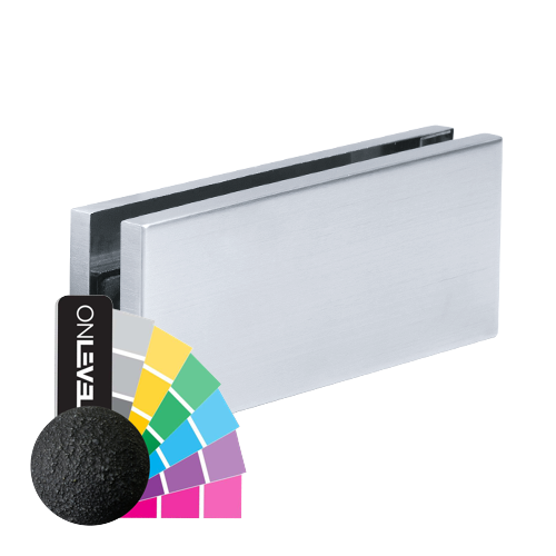 SWINGER self-closing pivot hinge set glass 8-13mm max. door weight 60kg for indoor use, AISI 304 RAL structure