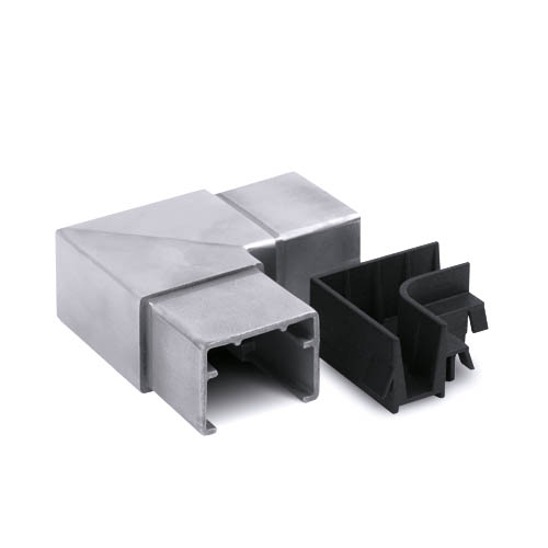LAZORTRACK inside corner 90° 40x30x1mm, AISI 304 satined