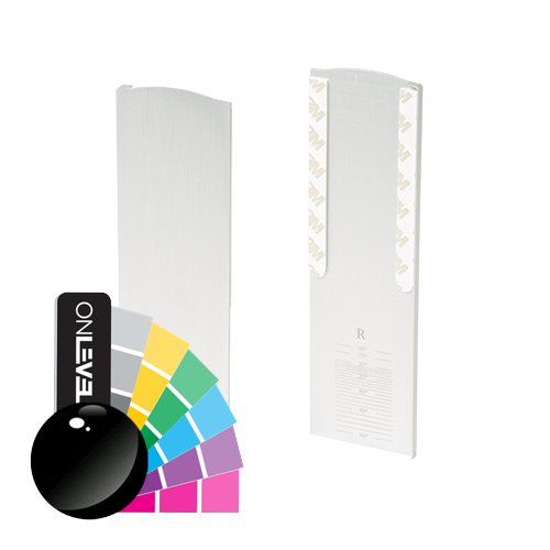 TL-6081 Endcap right with covercap for stairway aluminum RAL shiny