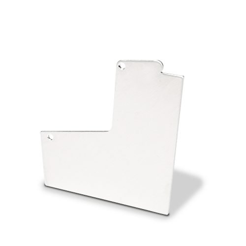 AIRFORCE endcap right, aluminum natural anodized