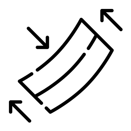 Bending glass profile Trans-Level model 6021 L=2500mm (11-20 pcs.)