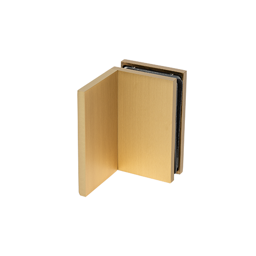 EXCITE connector glass-wall 90° glass 8/10mm, brass gold brushed