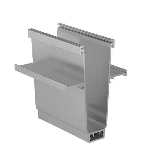 TL-1010 Glass profile L=200mm aluminum natural anodized