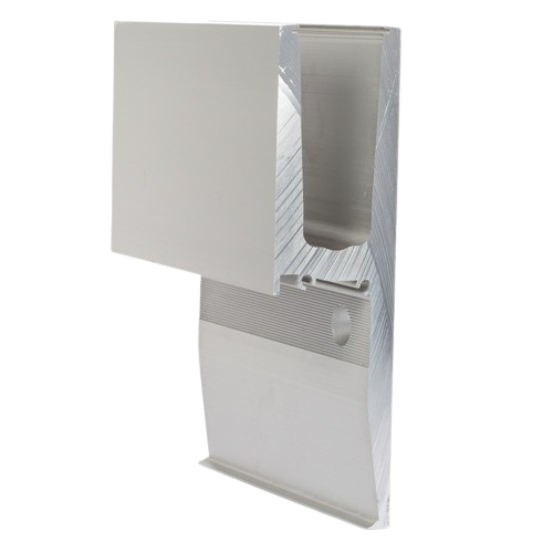 TL-3031 Glass profile L=200mm aluminum natural anodized incl. covercap