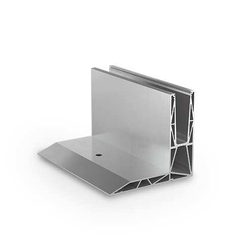 TL-3120 Glass profile L=200mm aluminum natural anodized