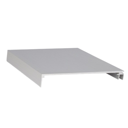 Top-cover 1.0kN, B=120mm, L=200mm aluminum natural anodized