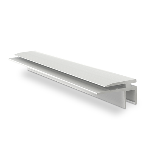 Top-cover 1.0kN, horizontal B=2mm L=200mm, aluminum natural anodized