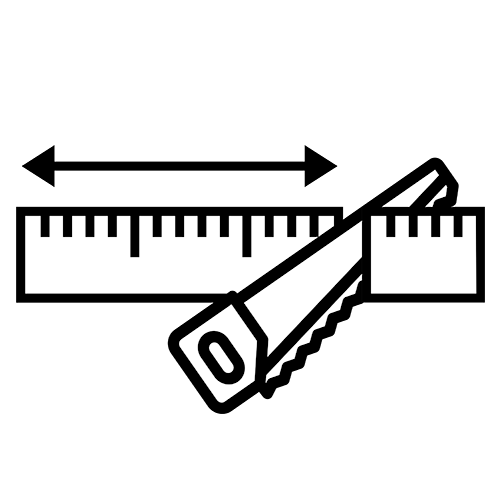 Cutting AIRFORCE pressure-resistant isolation (N.B. the hole pattern as indicated in the drawing and assembly instructions will change as a result!)