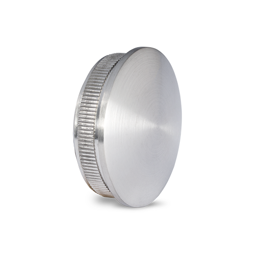 Endcap curved Ø42.4x2mm, AISI 316 satined