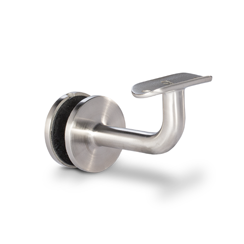 Glass handrail bracket for handrail Ø42.4mm, AISI 304 satined