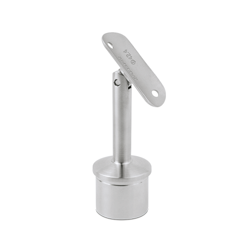 EMPIRE STATE POST handrail bracket post Ø42.4x2mm adjustable connection for handrail Ø42.4mm, AISI 304 satined