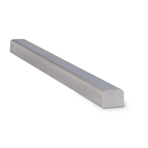 Endcap flat for U-profile 26x20x2mm, AISI 304 satined
